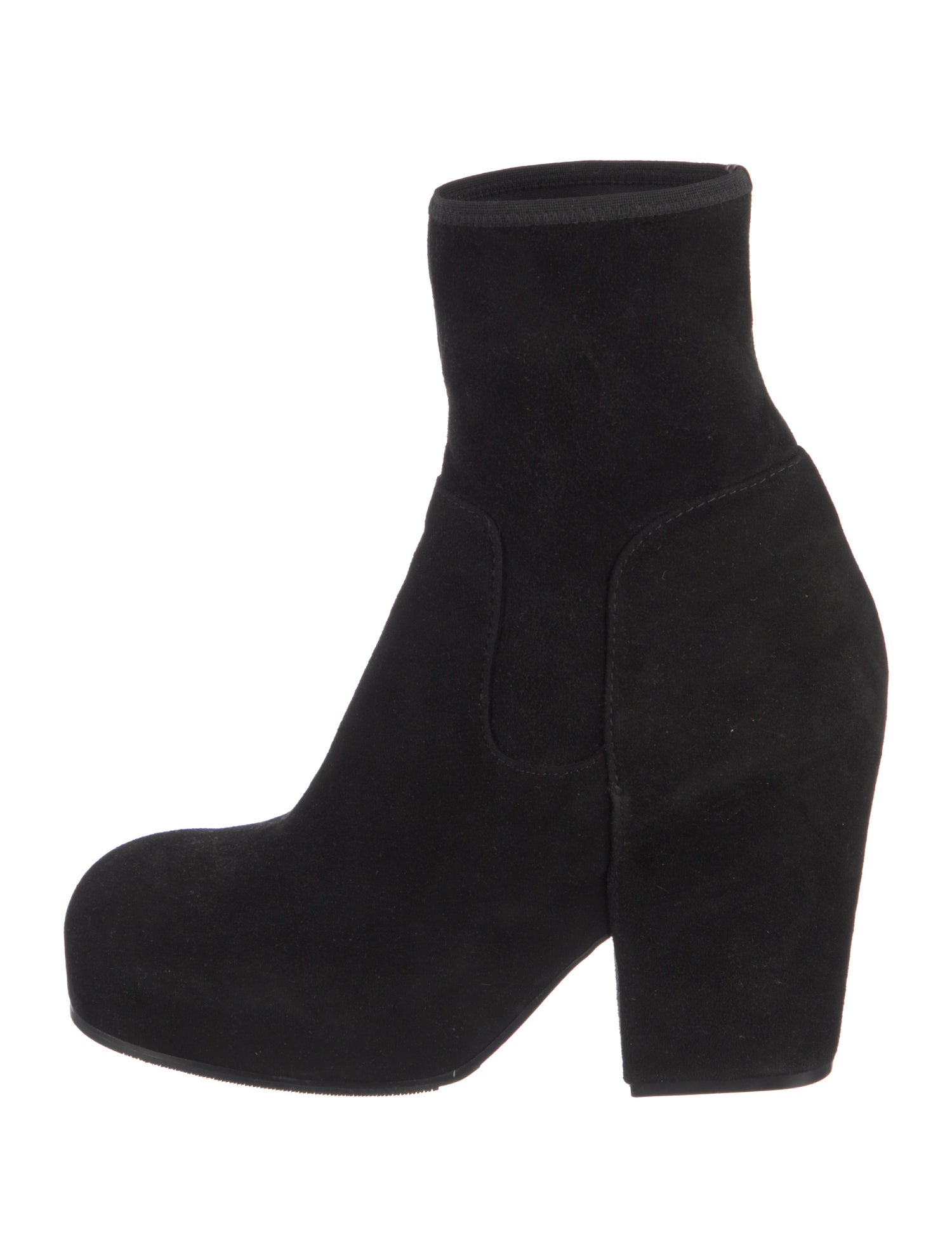 Random Identities Suede Sock Boots