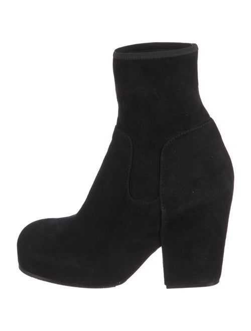 Random Identities Suede Sock Boots