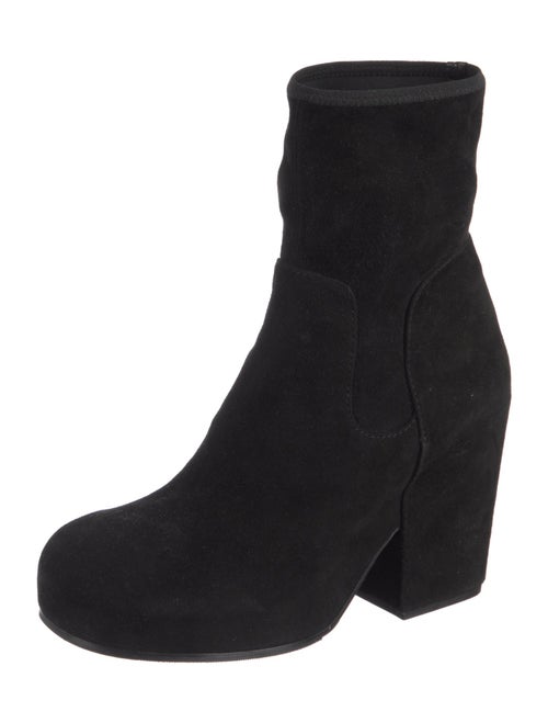 Random Identities Suede Sock Boots