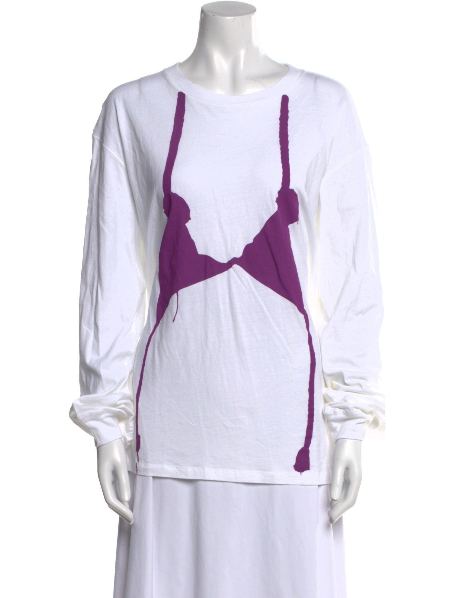 Random Identities Scoop Neck Long Sleeve Sweatshirt