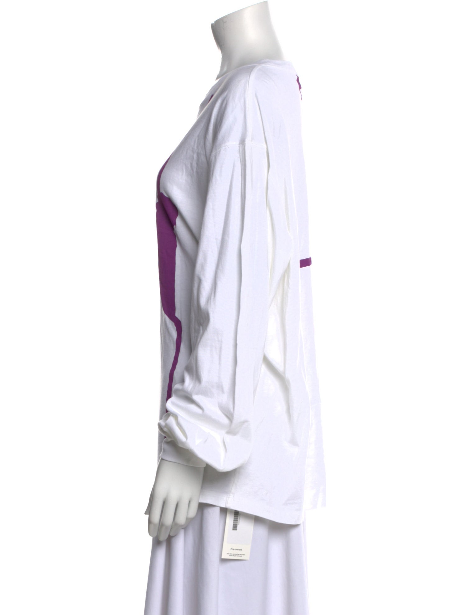 Random Identities Scoop Neck Long Sleeve Sweatshirt