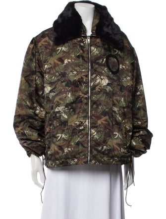 Random Identities Nylon Printed Bomber Jacket