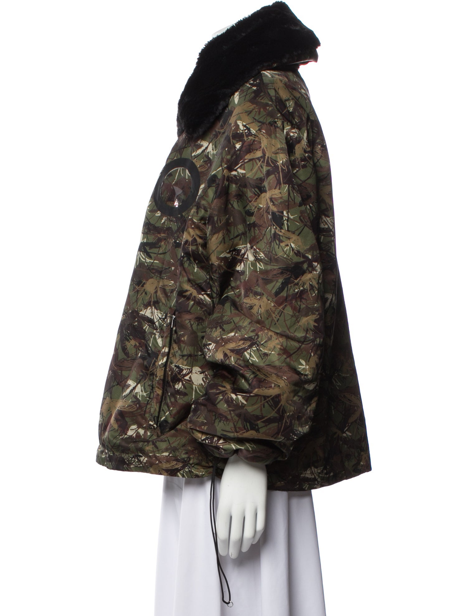 Random Identities Nylon Printed Bomber Jacket