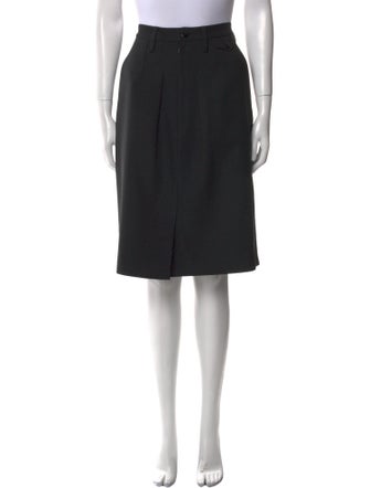 Random Identities Knee-Length Skirt