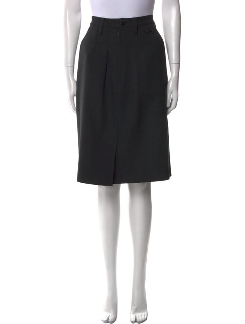 Random Identities Knee-Length Skirt