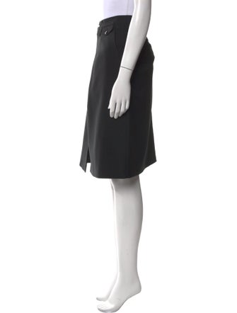 Random Identities Knee-Length Skirt