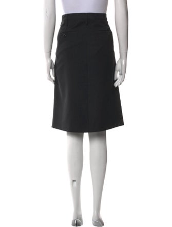 Random Identities Knee-Length Skirt