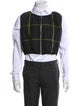 Random Identities Plaid Print Vest
