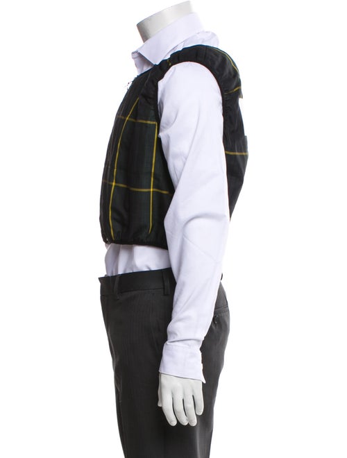 Random Identities Plaid Print Vest