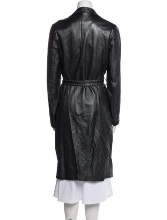 Raison D'etre Leather Trench Coat