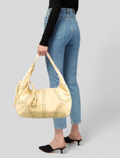 Rafe Leather Studded Hobo