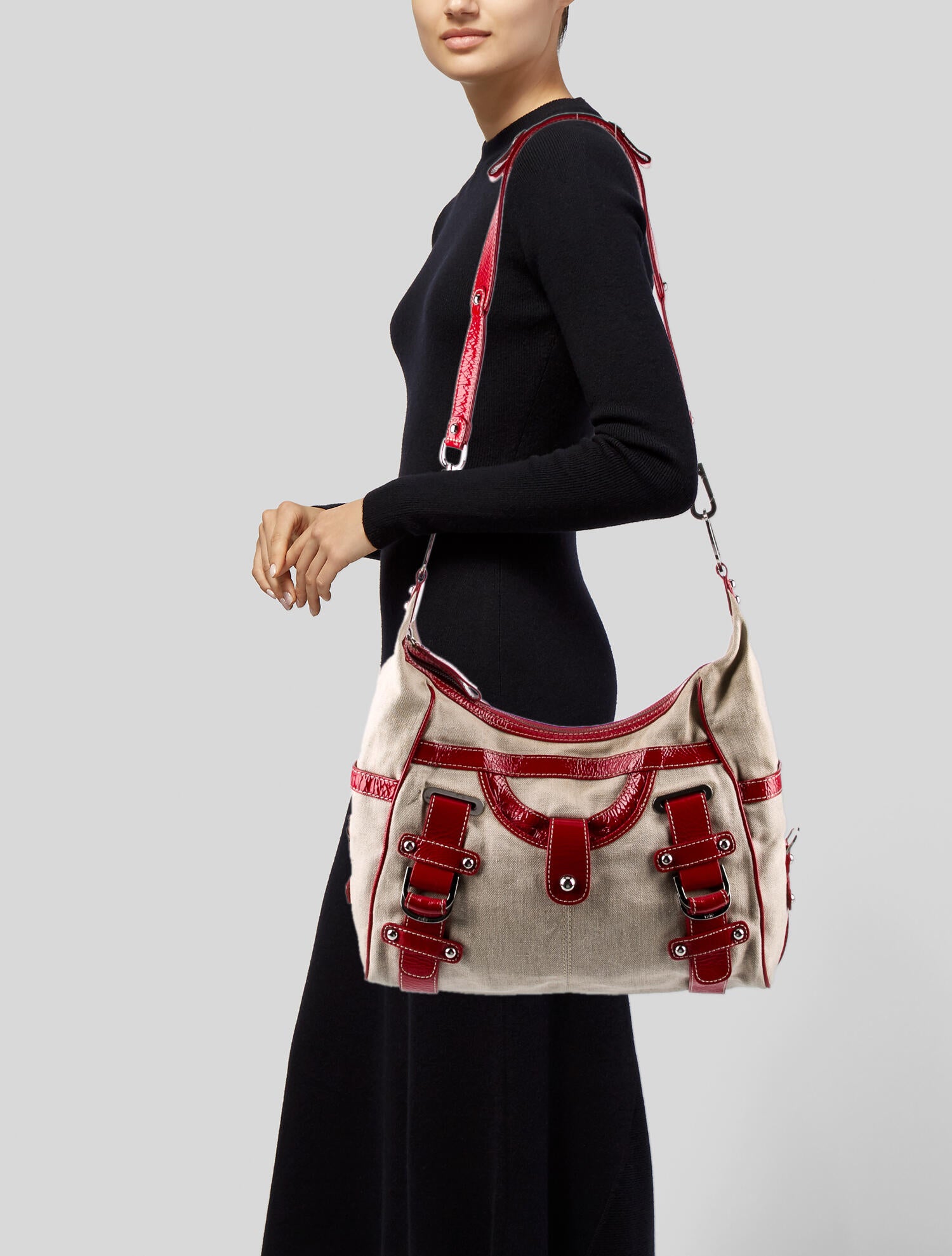 Rafe Jute Crossbody Bag Red Crossbody Bags, Handbags WRAFE20807