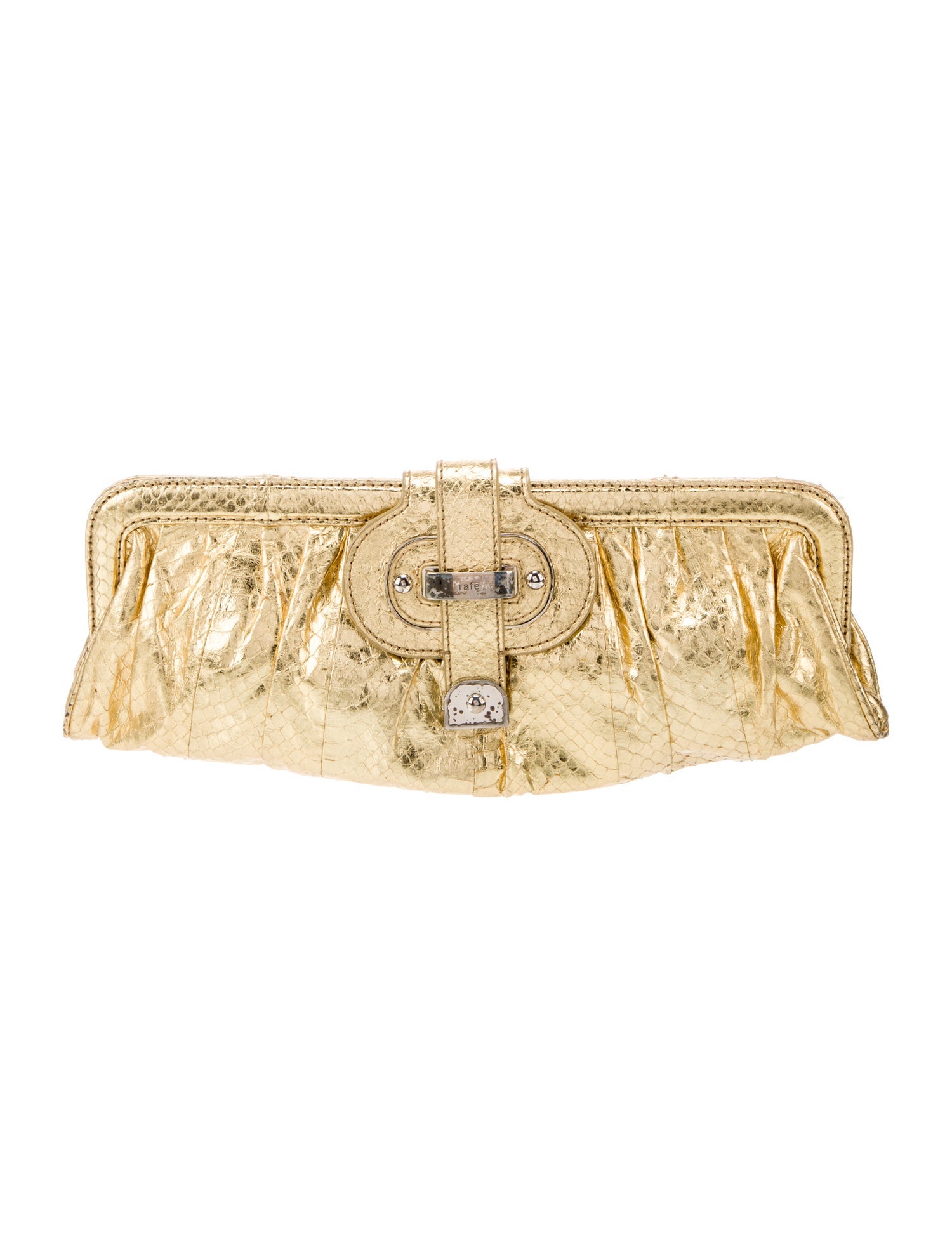 Rafe Embossed Leather Clutch