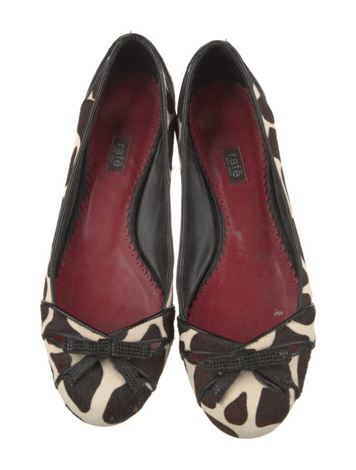 Rafe Ponyhair Animal Print Ballet Flats