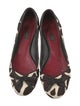 Rafe Ponyhair Animal Print Ballet Flats