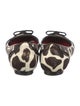 Rafe Ponyhair Animal Print Ballet Flats