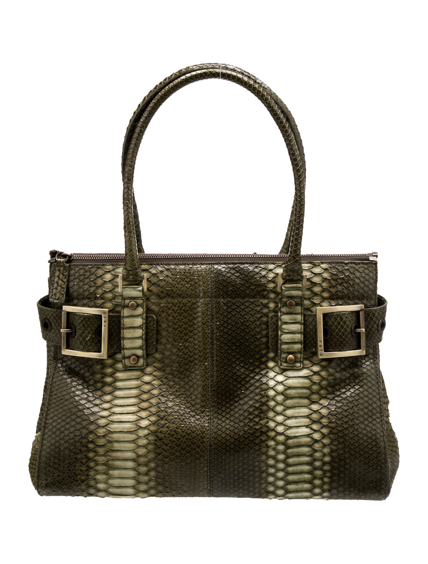 Rafe Python Shoulder Bag