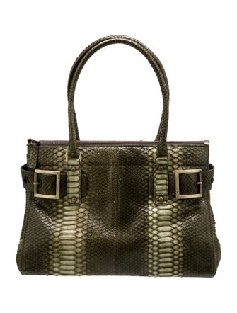 Rafe Python Shoulder Bag