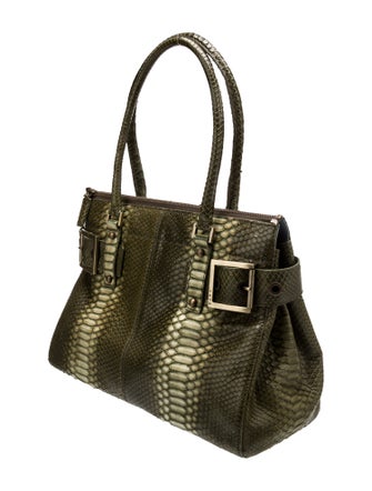 Rafe Python Shoulder Bag