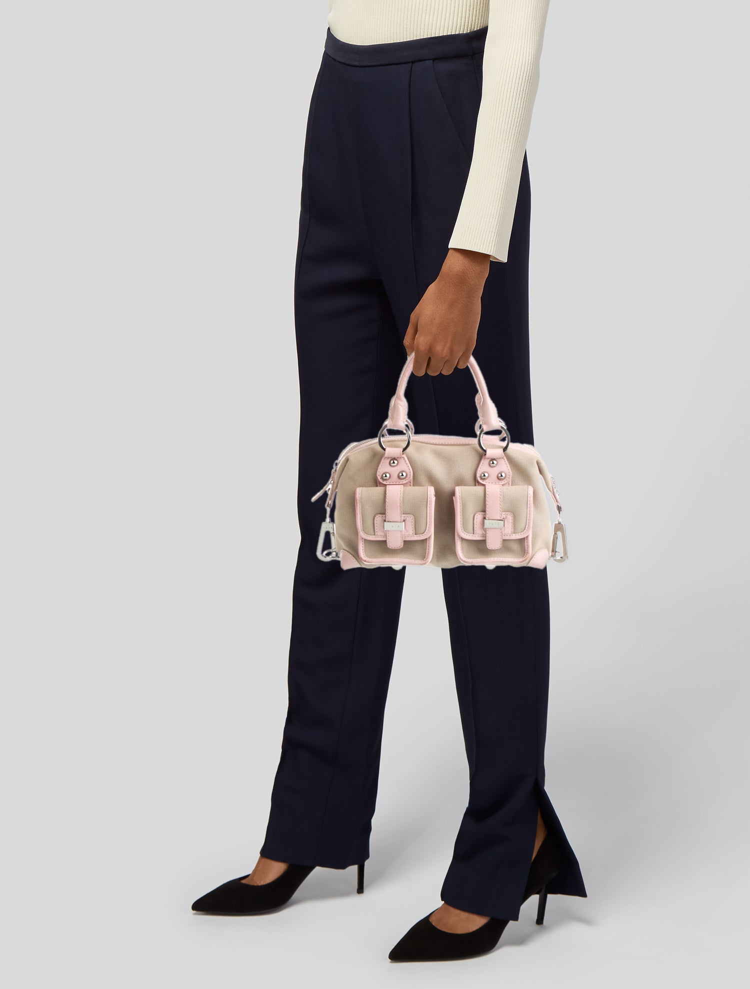 Rafe Canvas Top Handle Bag