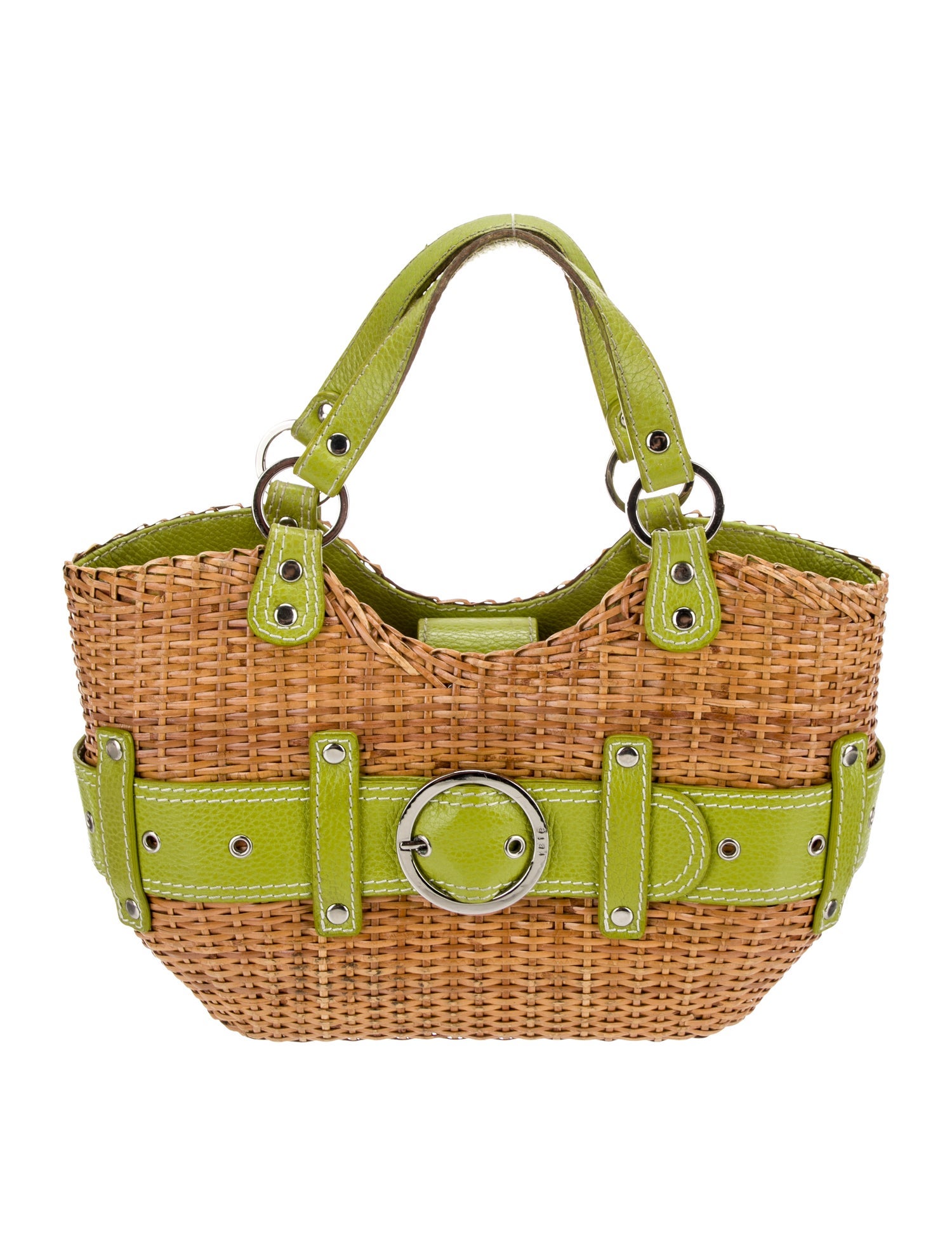 Rafe Straw Top Handle Bag