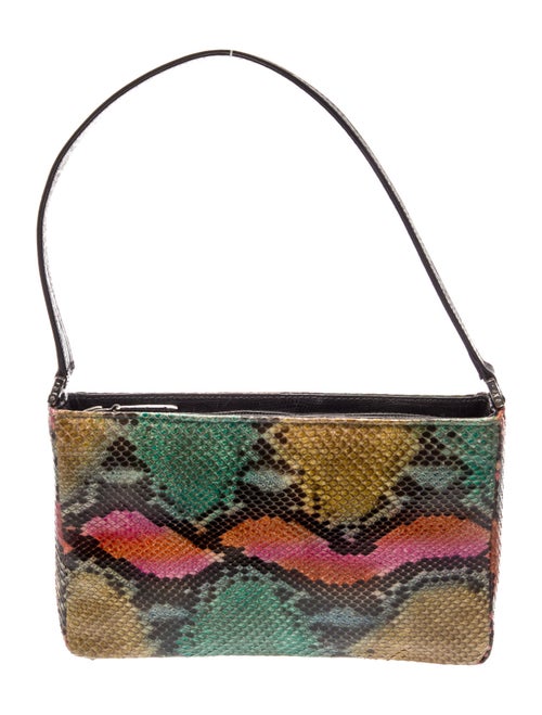 Rafe Snakeskin Top Handle Bag