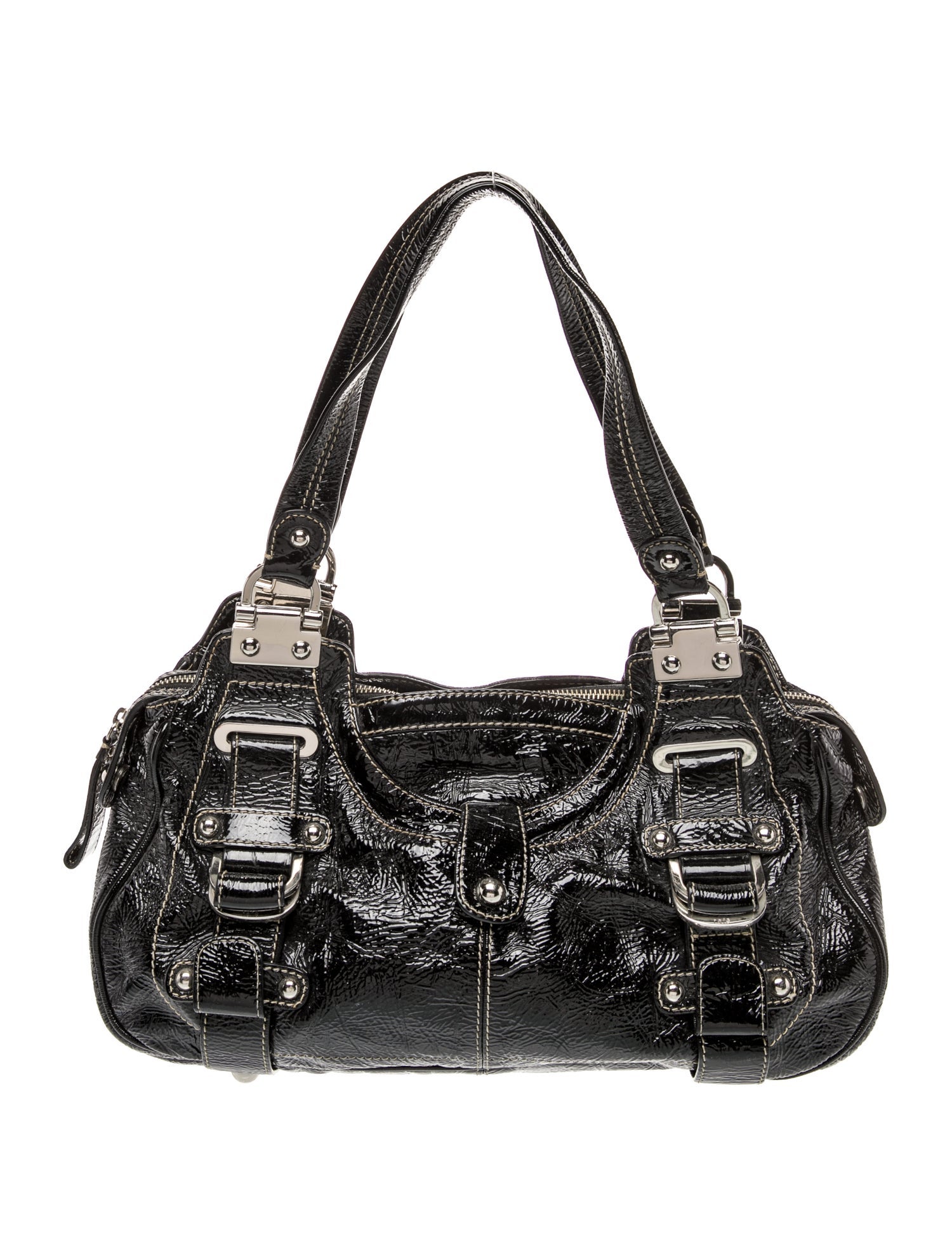 Rafe Patent Leather Shoulder Bag