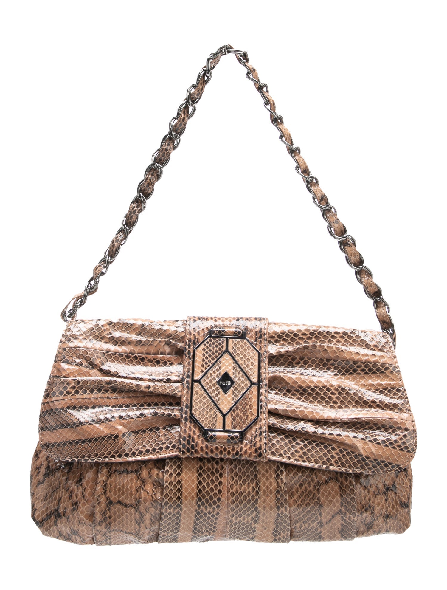 Rafe Snakeskin Shoulder Bag