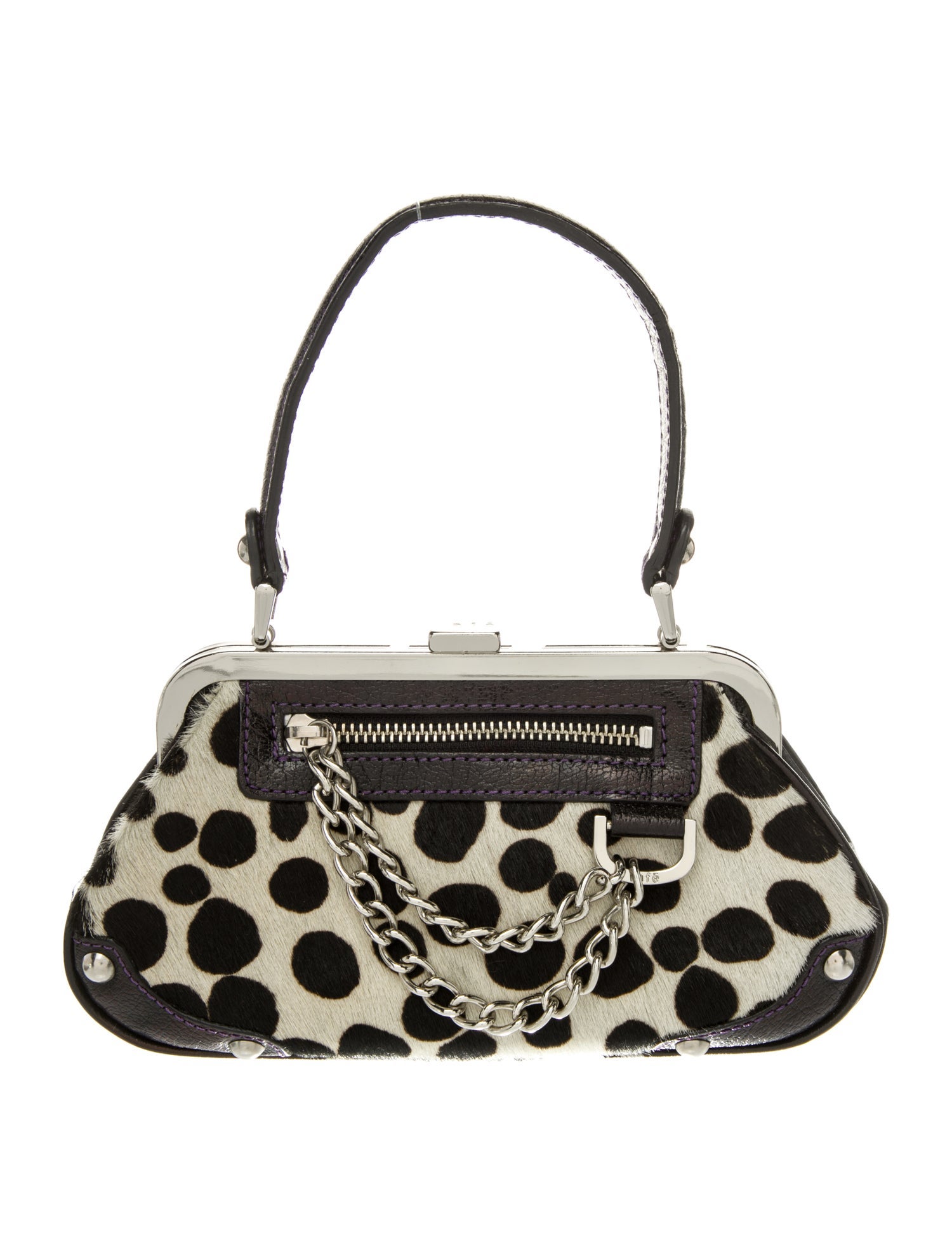 Rafe Ponyhair Top Handle Bag