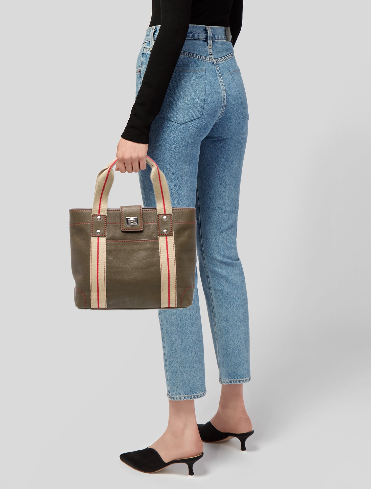 Rafe Leather Top Handle Bag
