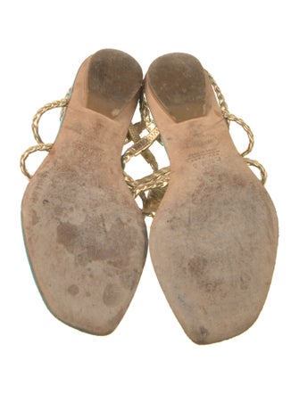 Rafe Suede Patterned Slingback Sandals