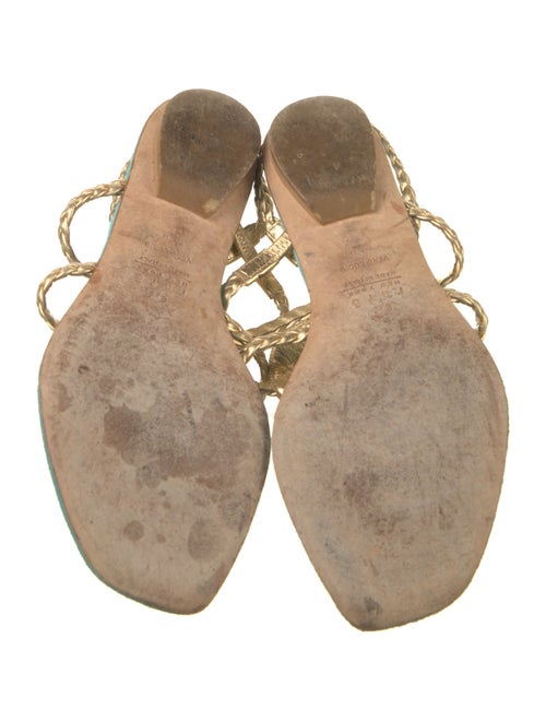 Rafe Suede Patterned Slingback Sandals