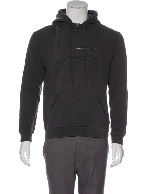Raf by Raf Simons Zip-Accented Pullover Hoodie