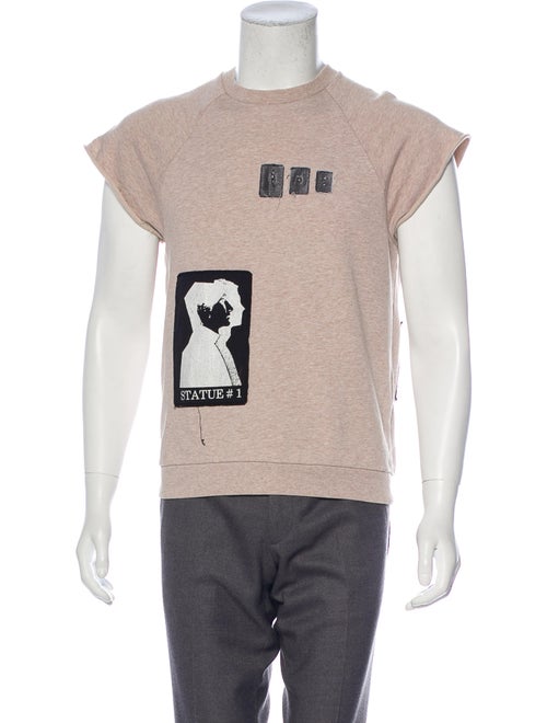 Raf by Raf Simons Statue Sleeveless Sweatshirt kha
