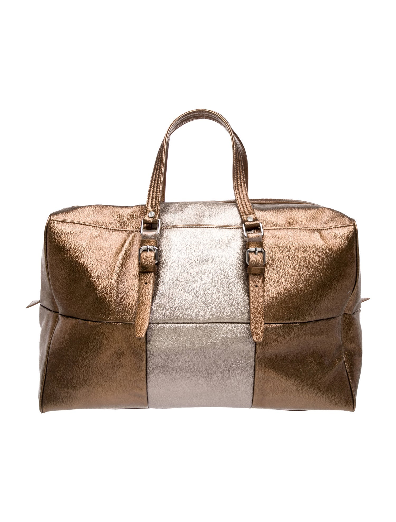 Raf Simons x Fred Perry Metallic Leather Duffle Bag