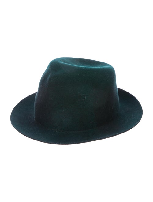 Rag & Bone Felt Fedora Hat Green