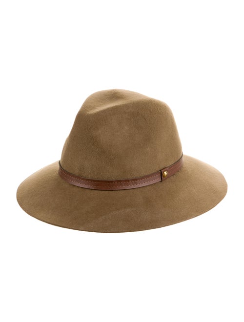 Rag & Bone Wool Fedora Hat Olive