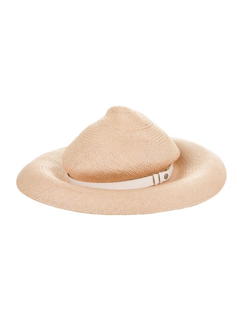 Rag & Bone Wide Brim Straw Hat Beige