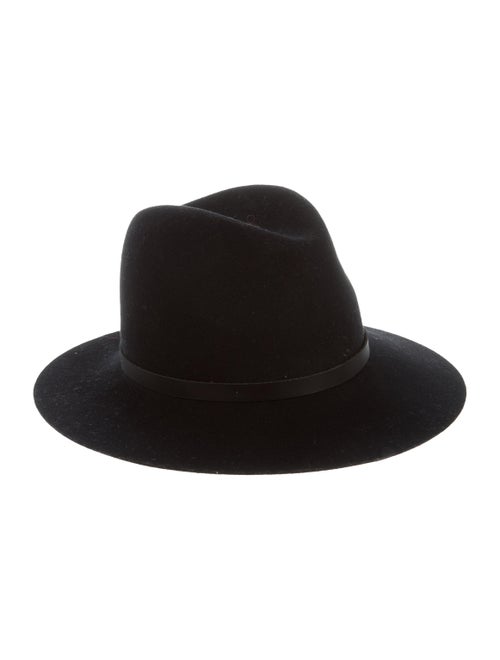 Rag & Bone Wool Fedora Hat Black
