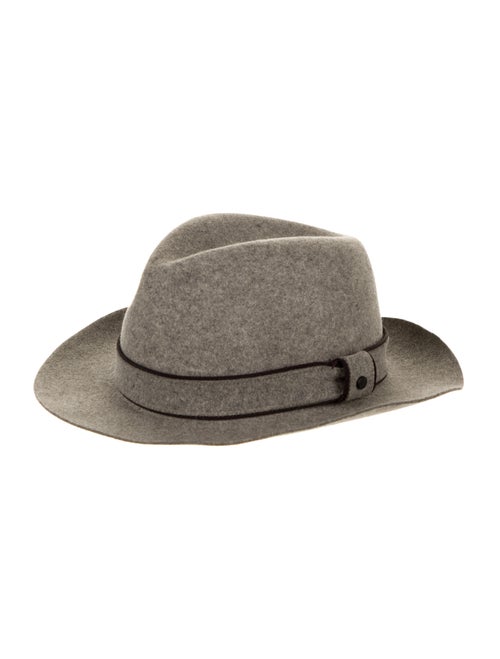 Rag & Bone Wool Fedora Hat Grey