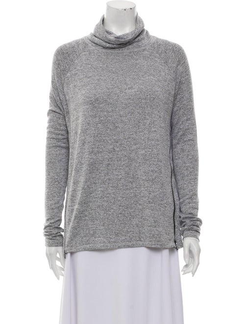 Rag & Bone Turtleneck Long Sleeve Sweatshirt Grey