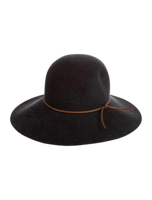 Rag & Bone Wool Fedora Hat Grey