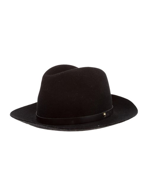 Rag & Bone Wool Fedora Hat Black