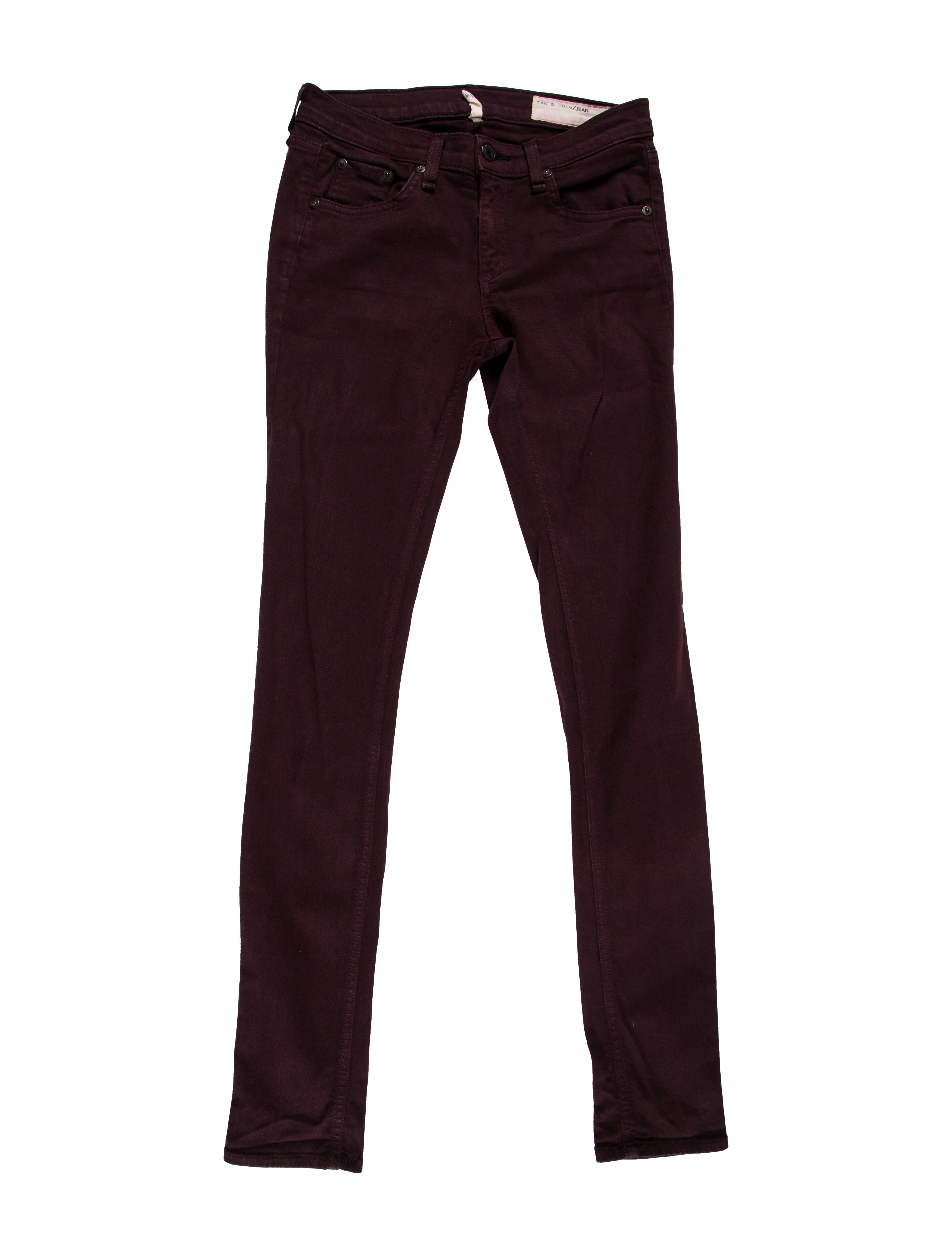 Rag & Bone Mid-Rise Skinny Leg Jeans