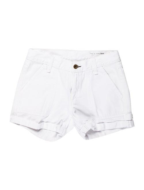 Rag & Bone Mini Shorts White