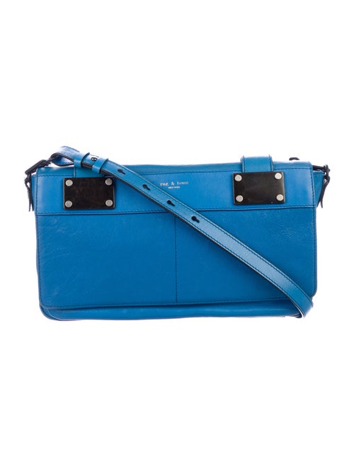 Rag & Bone Leather Crossbody Bag Blue