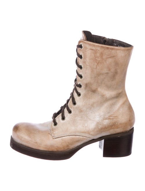 Rag & Bone Leather Combat Boots