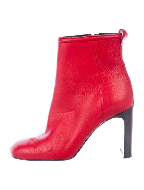 Rag & Bone Leather Boots Red