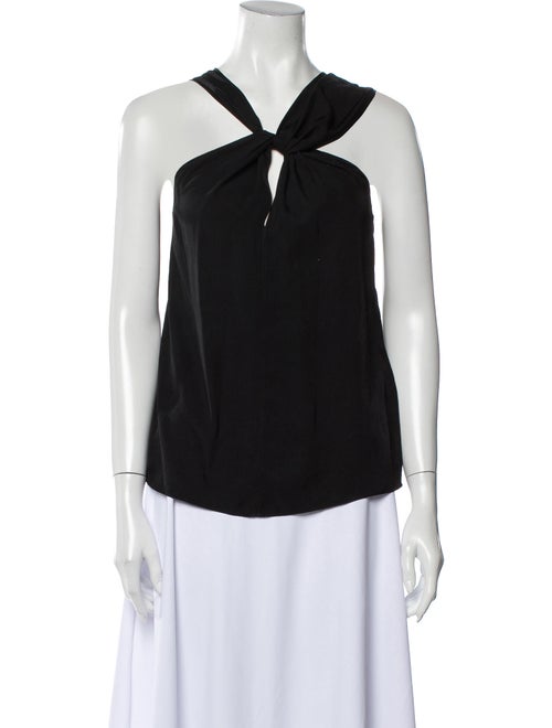 Rag & Bone Halterneck Sleeveless Blouse Black