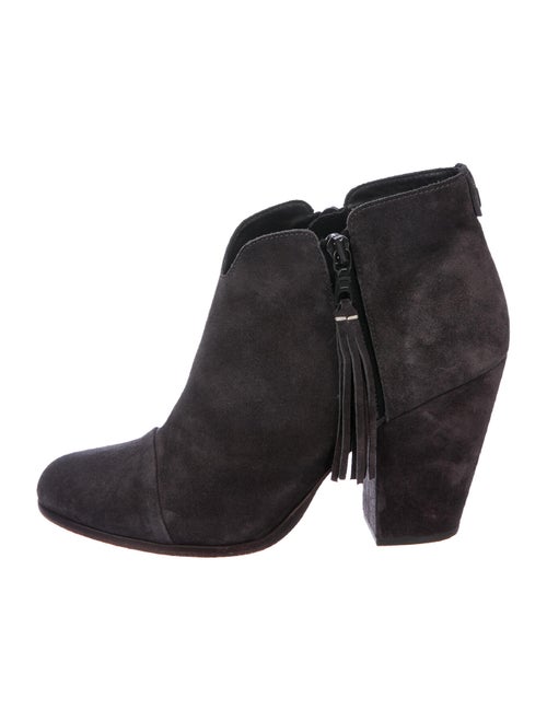 Rag & Bone Signature Logo Suede Boots Green